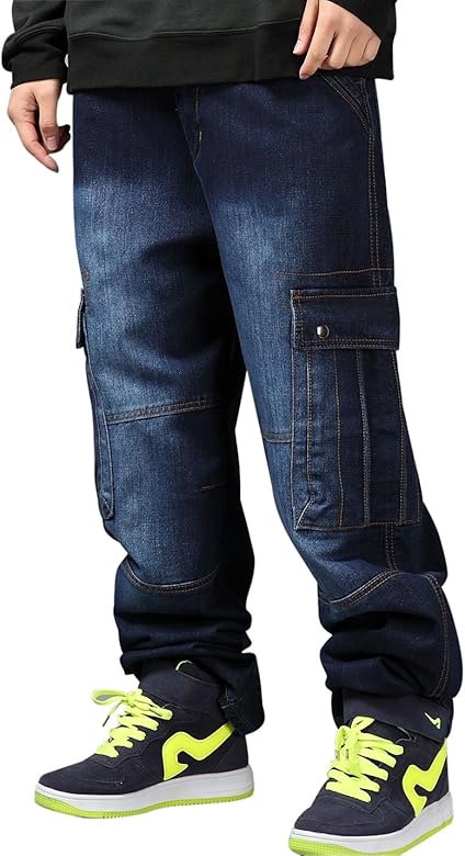 black denim work pants