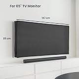 kwmobile Indoor 65-Inch TV Cover Dust Screen Protector Grey view 3