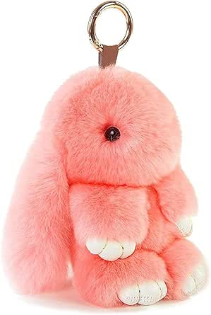 plush bunny keychain