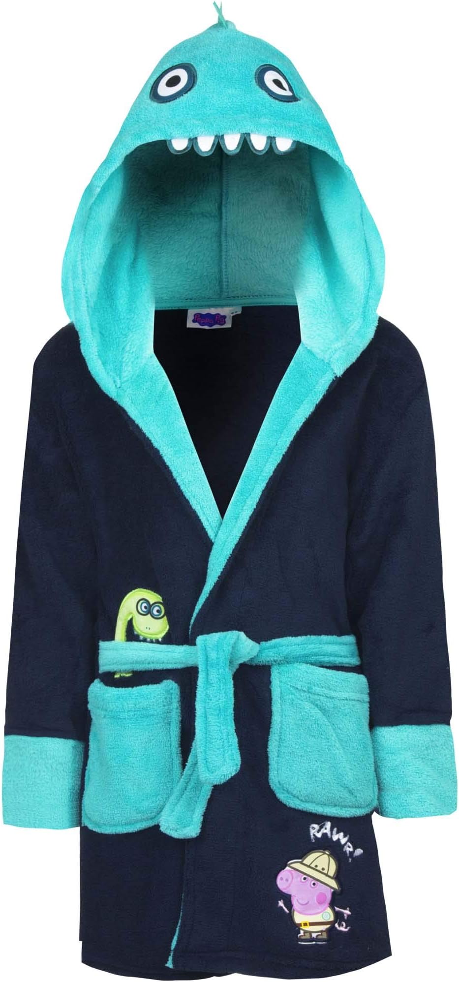Peppa Pig Safari Dressing Gown Dinosaur Hood
