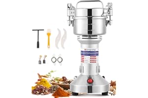 Moongiantgo 150g Grain Grinder Mill Electric Spice Grinder 950W Stainless Steel High-Speed Dried Cereal Grinding Machine 50-3