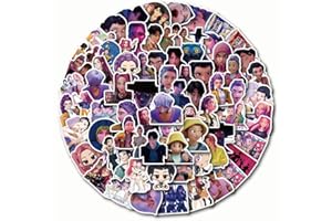 100pcs Demon Hunters Movies Stickers Pack,Vinyl Waterproof Demon Hunters Decal for Water Bottle Laptop Toy Sticker for DIY De