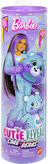 Barbie Cutie Reveal Care Bears Doll Series 2 Dream Bright Bear 10 Surprises view 5
