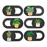 MESMOS 6pk Laptop Camera Cover Slide Cute, Laptop
