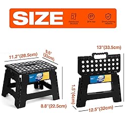 Korpai 9" Folding Step Stool for
