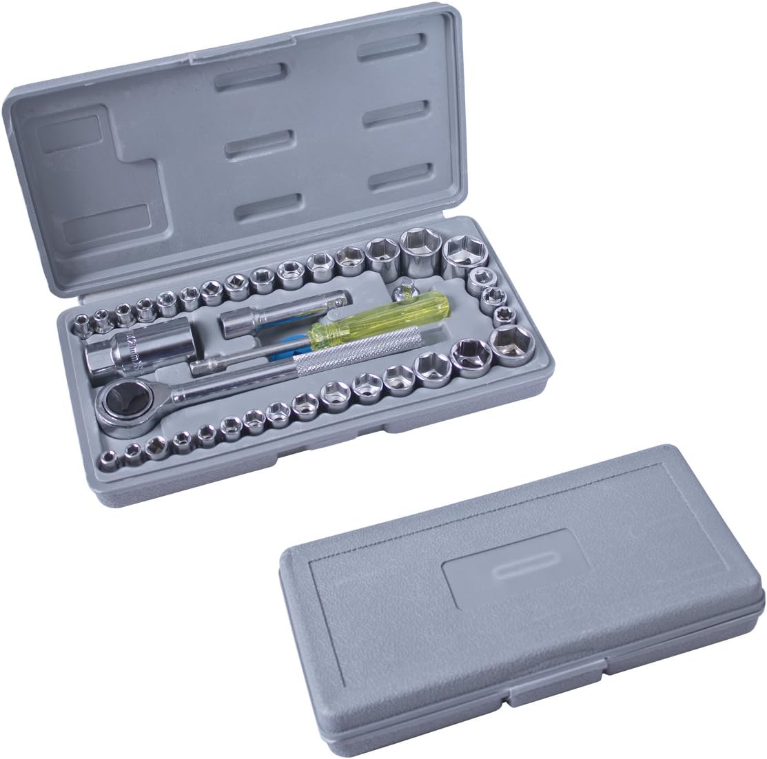 Tool Tech 17520 Mini Socket Set in Hard Case (40-Piece), Variety pack - Image 4