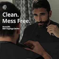 BEARD KING Beard Bib Apron - Shaving Set for Dad