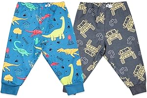 MOEMOE BABY Waterproof Diaper Pants for Potty Training 2 Packs Overnight Diaper Short for Toddler Boys and Girls