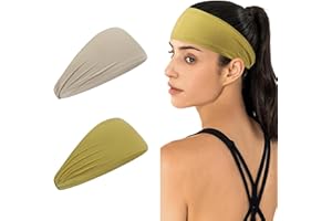 CELLOT Sports Headbands for Unisex Adult,Moisture Wicking Workout Sweatband Headbands for Running,Cycling,Football,Yoga,Headband for Women and Men