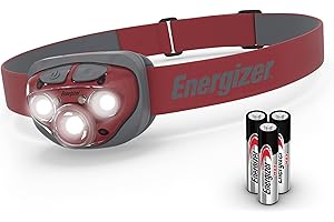 Energizer PRO LED Headlamp, IPX4 Water Resistant Headlamps, High-Performance Head Light for Outdoors, Camping, Running, Storm, Survival LED Light for Emergencies (Batteries Included)