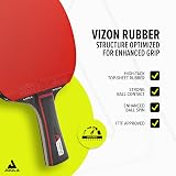 JOOLA Duo PRO Table Tennis Set 2 Bats 3 Balls with Cover Red Black 6 Pieces view 3