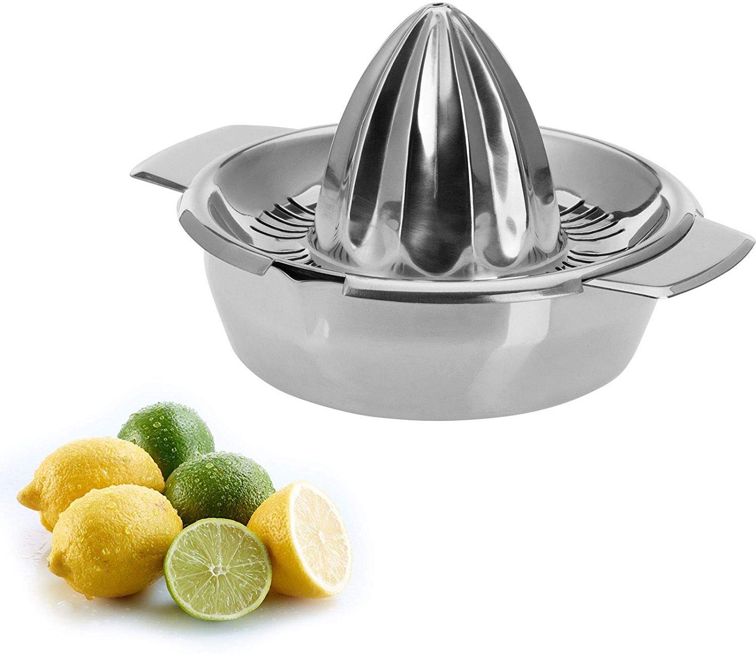 Westmark Citrus Juicer with Container, Diameter: 13.8 cm, Capacity: 350 ml, Stainless Steel, Silver, 30942260