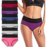 Annenmy Postpartum Underwear Women High Waisted Cotton Underwear Breathable C Section Panties Tummy Control Briefs