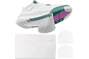 XQDALIN Sole Protector for Sneakers 4 Pack 3M Clear Shoe Sole Protectors Anti Slip Waterproof Wear Resistant Compatible for All Sneaker