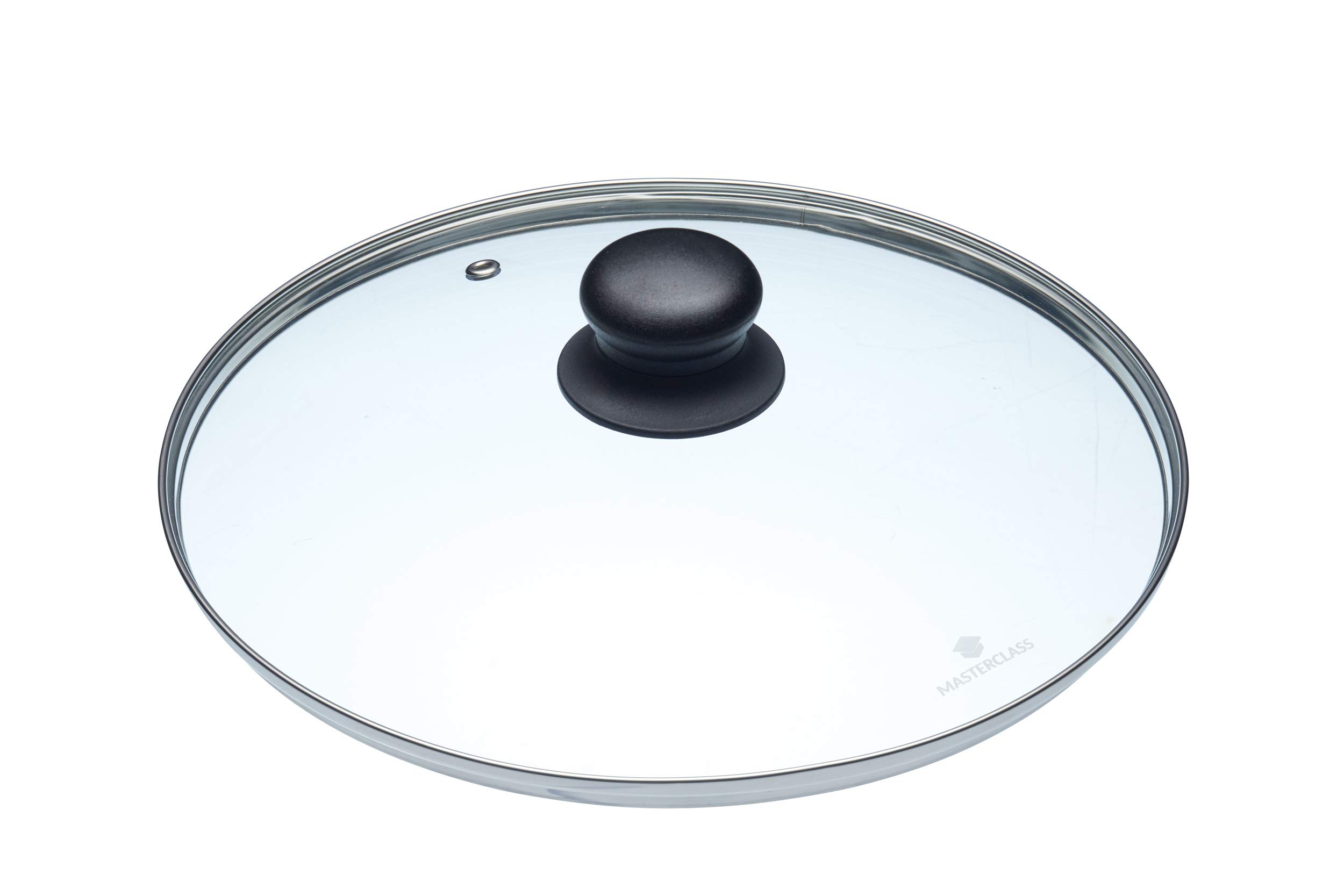 KitchenCraft MCGLLID26 MasterClass Glass Saucepan Lid, Designed to Fit