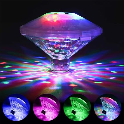 Amazon Com Coquimbo Swimming Pool Lights Floating Led Pond Lights Baby Bath Tub Toys Floating Lights For Hot Tub Fountain Disco Pool Party Or Pond Decorations 7 Modes Battery Operated Garden