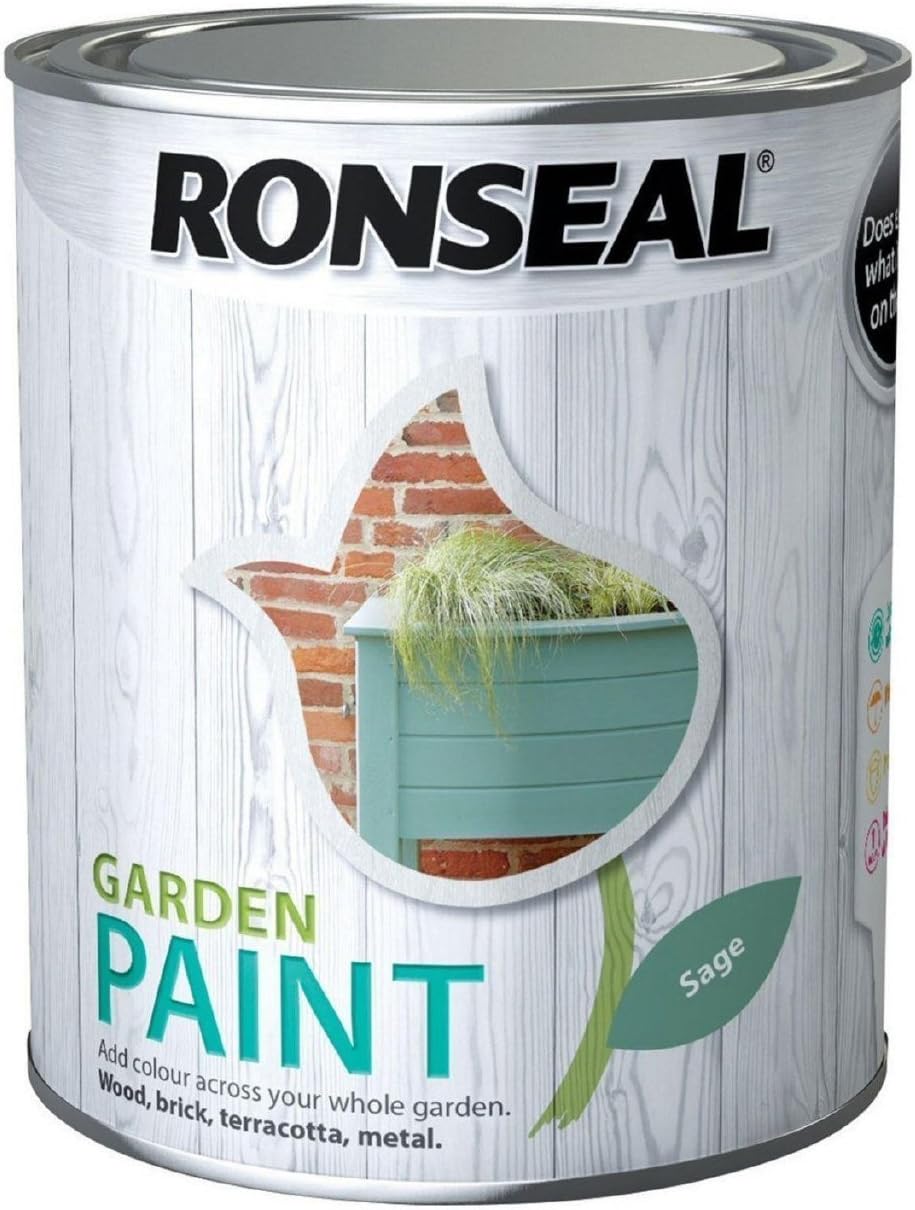 RONSEAL RSLGPSA25L GPSA25L Garden Paint Sage 2.5 Litre, 2.5 l (Pack of 1)