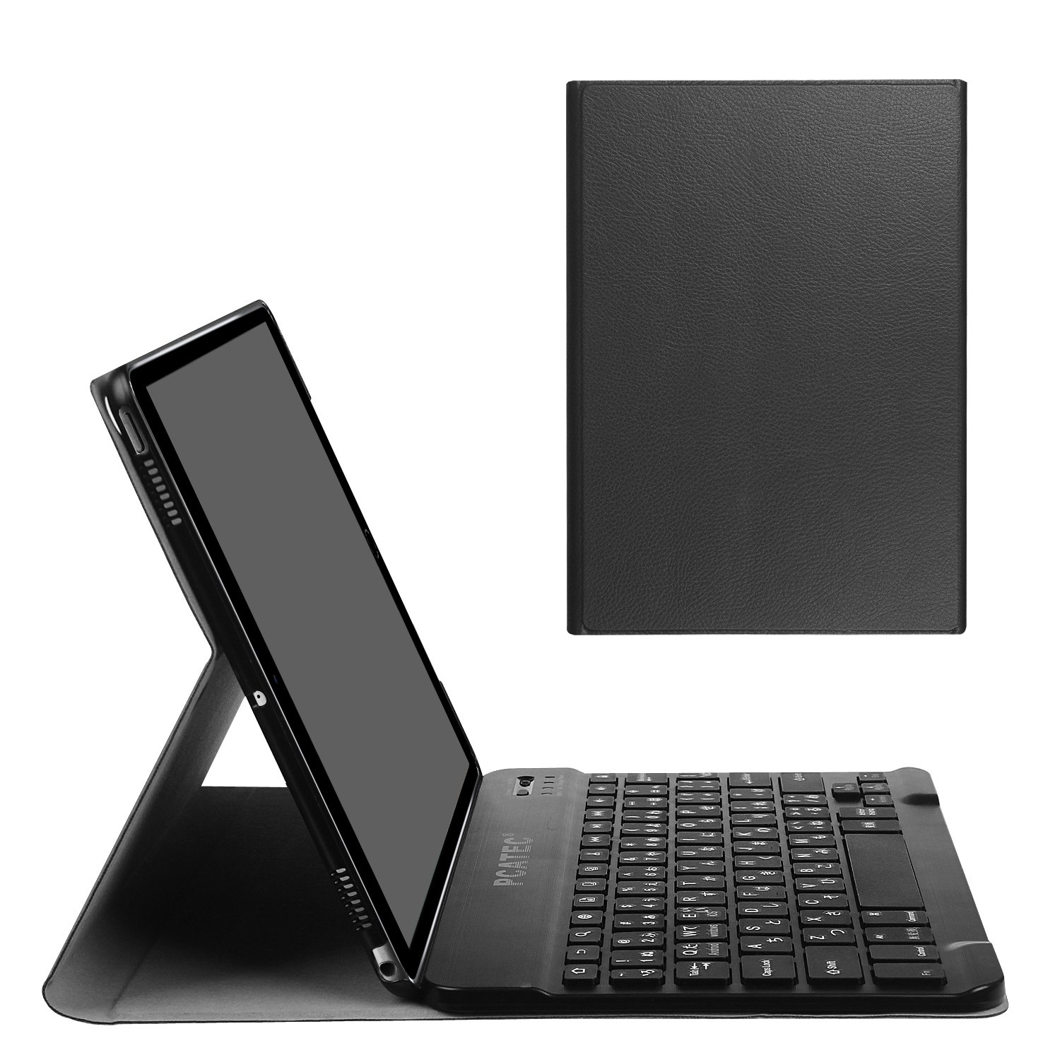 iPad Pro10.5 Keyboard Case, Ultra-Slim Removable Wireless Bluetooth Keyboard Keyboard PU Folding Leather Folio Keyboard Cover For Apple iPad Pro10.5 / A1701, A1709 (For iPad Pro10.5, Black)