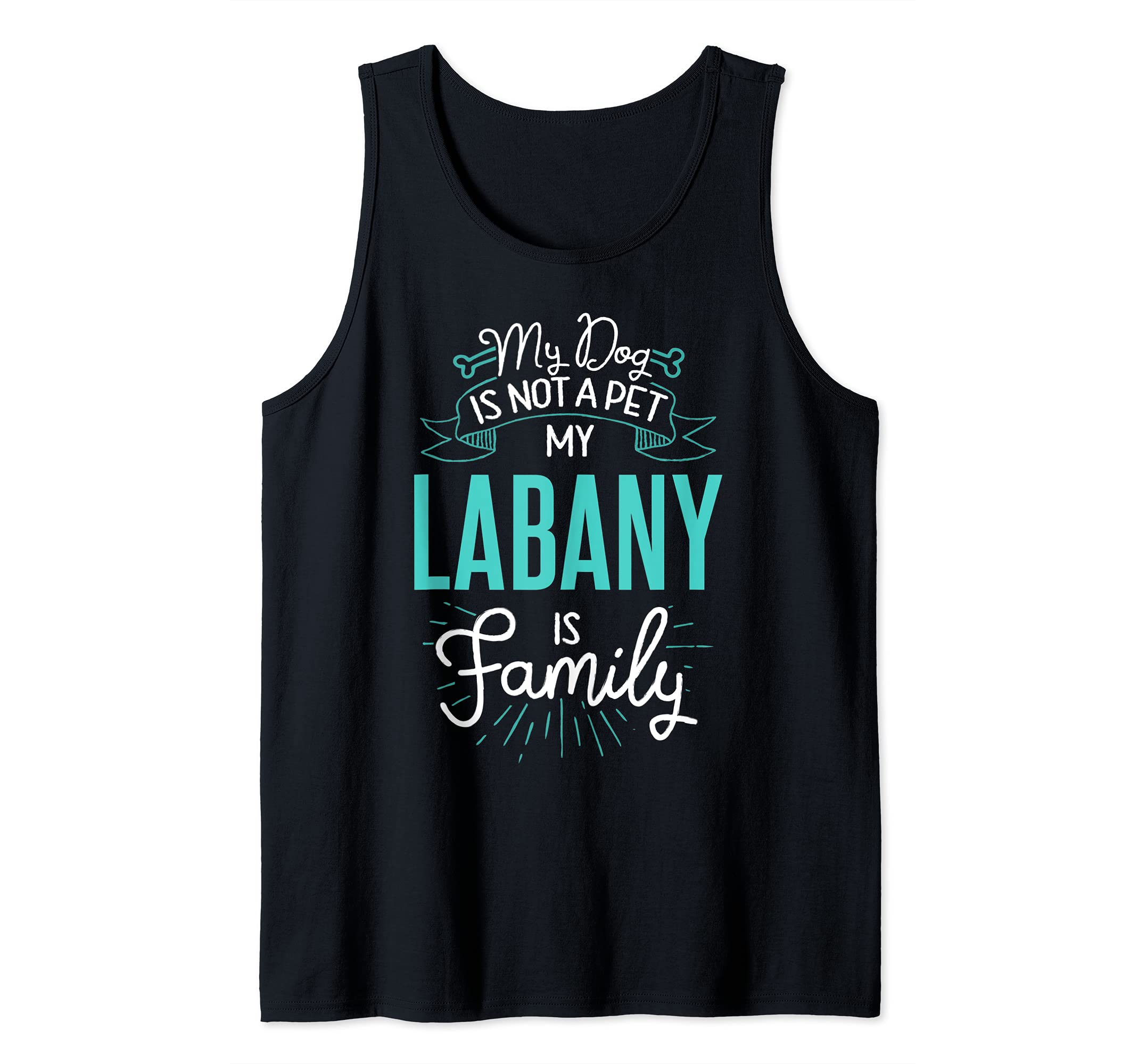 Cute Labany Design Family Dog Giftn Tank Top