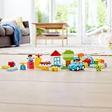 LEGO DUPLO Brick Box 65 Pieces Car Figures 18+ Months Storage view 3