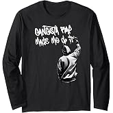GANGSTA RAP MADE ME DO IT hip hop graffiti art tagging dope Long Sleeve T-Shirt