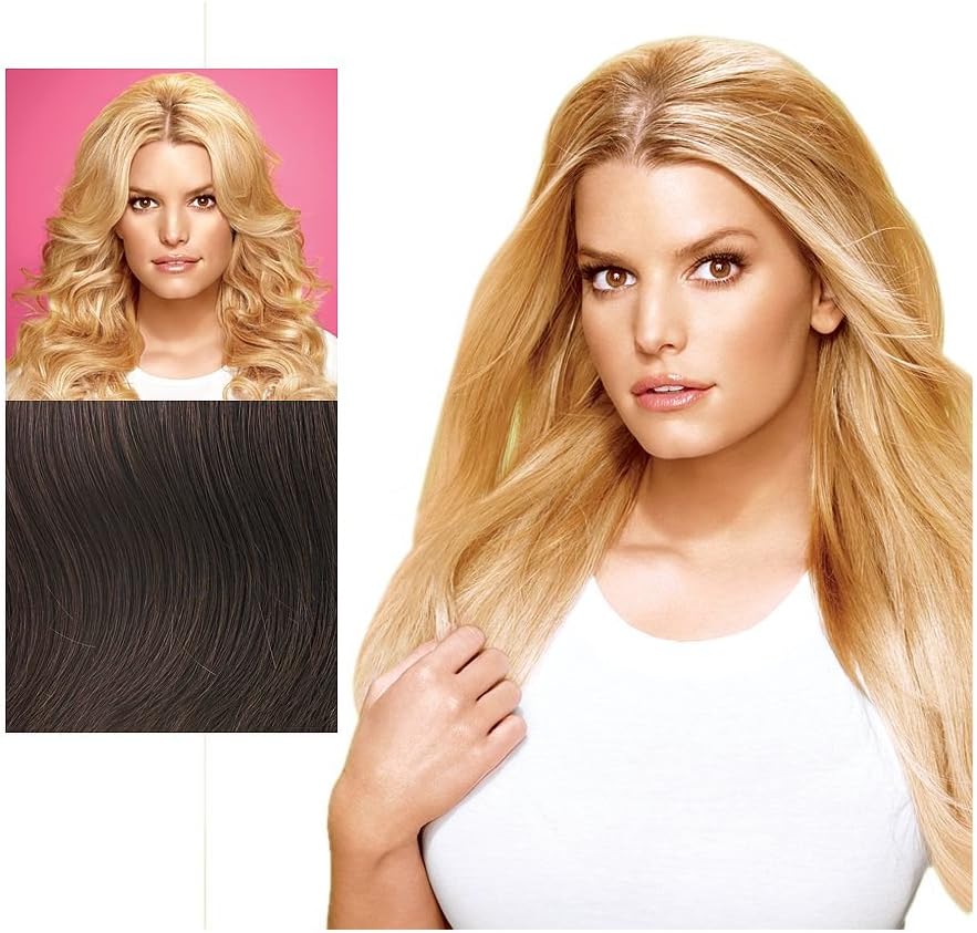 21"Jessica Simpson BUMP UP THE VOLUME Extension Clip R29S Glazed Strawberry