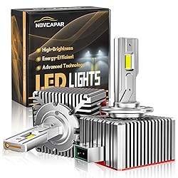 NOVCAPAR D1R D1S LED Bulb,120W High Power,24000LM