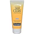 Neutrogena Deep Clean Daily Facial Cream Cleanser with Beta Hydroxy Acid to Remove Dirt, Oil & Makeup, Alcohol-Free, Oil-Free & Non-Comedogenic, 7 fl. oz