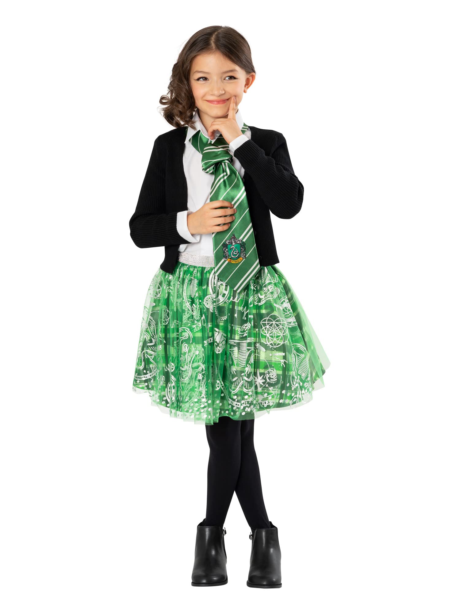 Rubies Official Harry Potter Slytherin Child Tutu, Kids Fancy Dress, One Size Age 7-10 years (3013169-10) Halloween