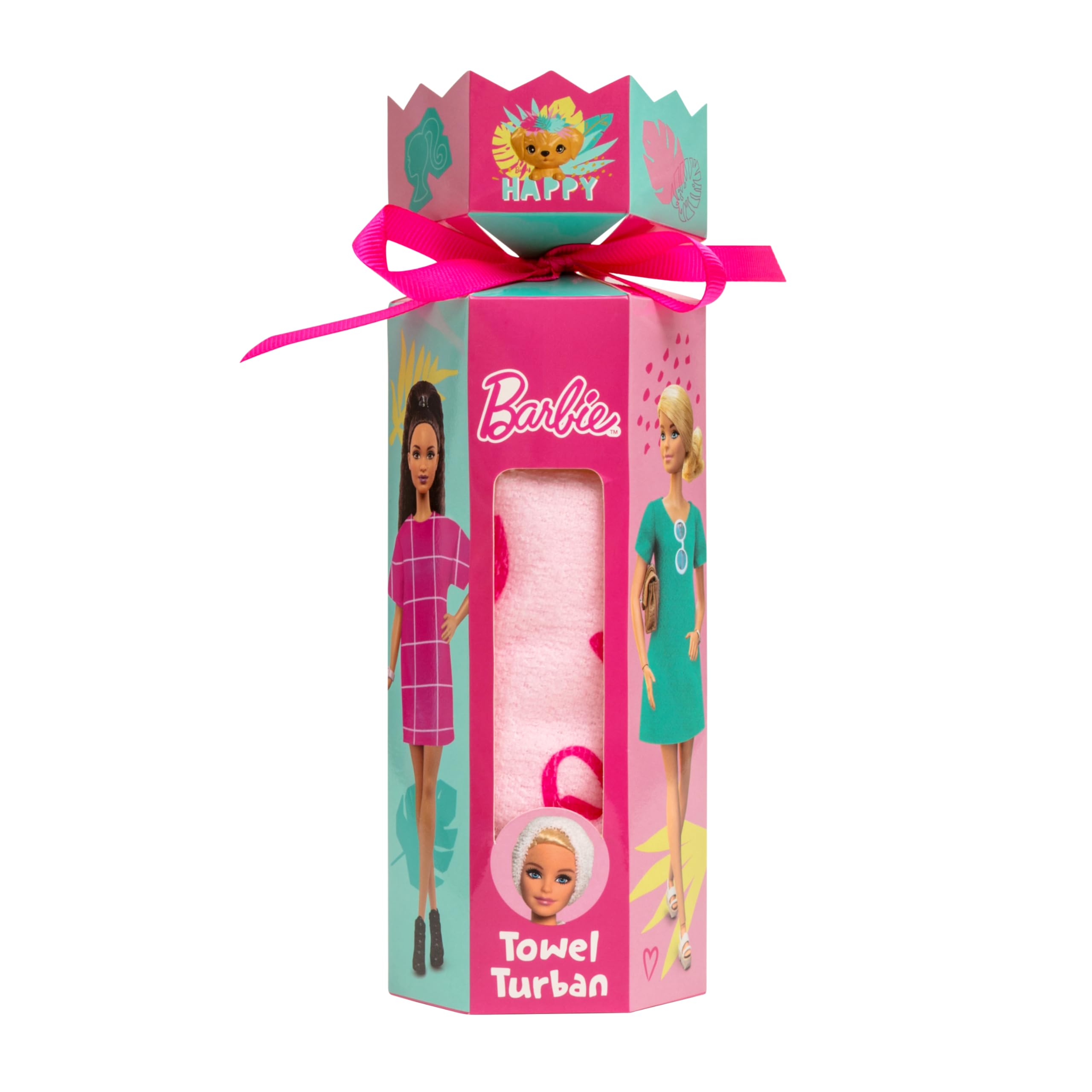 Barbie Children's Hair Towel Turban/Towel Wrap - Gift Set - Microfiber - Quickdry