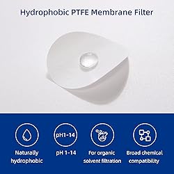 COBETTER 100 Pieces/Pack PTFE Membrane Filters Lab