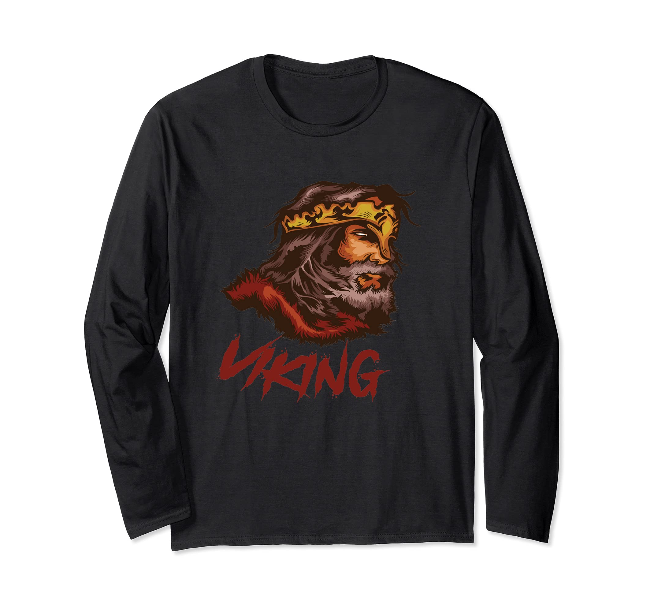 Viking Warrior Gift Vikings And Valhalla Long Sleeve T-Shirt
