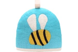 Glaciart One Wool Teapot Cozy Kettle Cover | Dome Shaped Large Tea Cosy, Kettle or French Press | Handmade & Needle Felted from Natural Wool | Warms Up to 2 Hours | Great as Gift