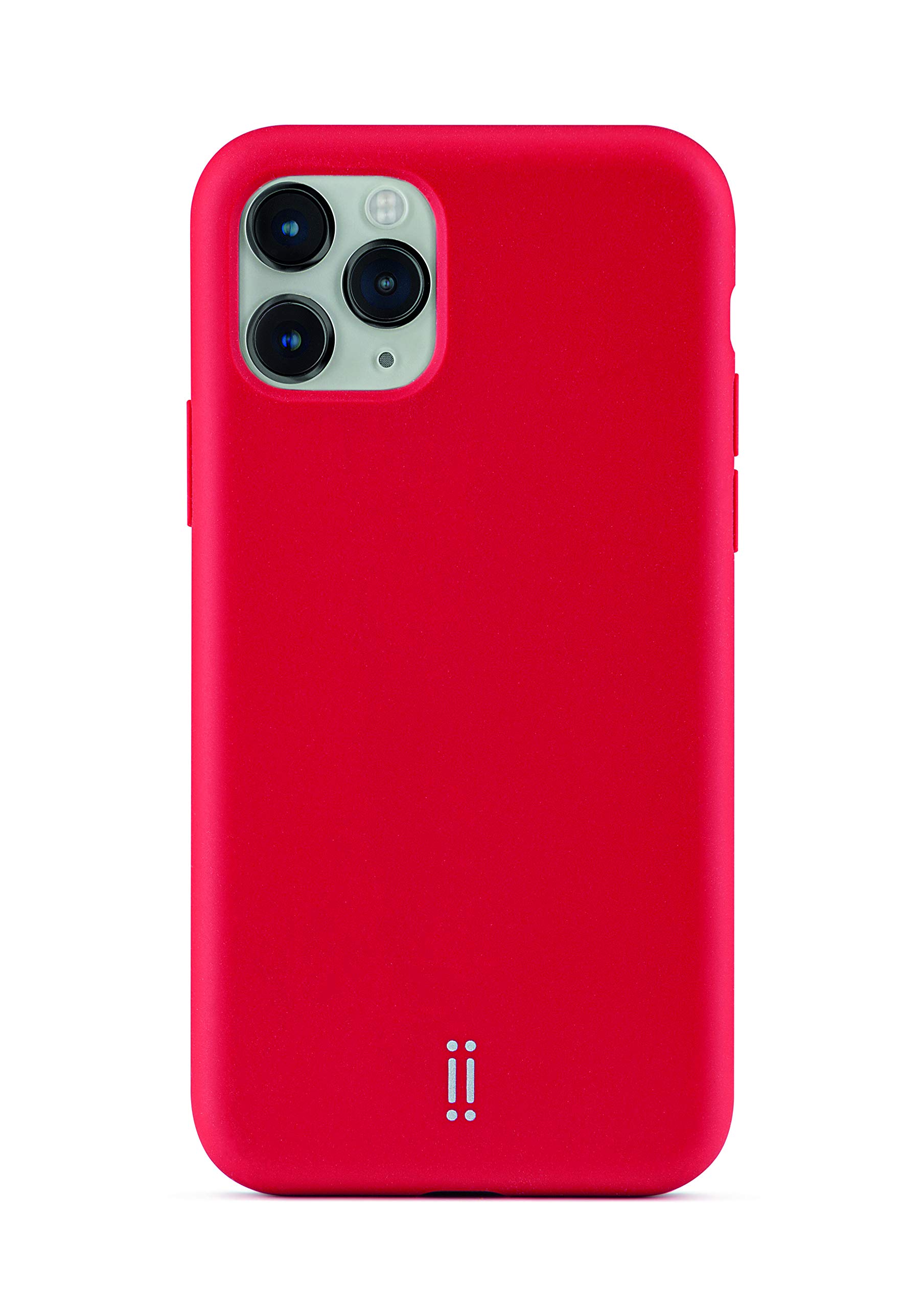 aiino - Strongly Case for iPhone 11 Pro Max, Silicone Case with Microfiber Inner Shell - Red โ image 1