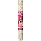 Con-Tact Brand Grip Prints Shelf Liner, Durable and Non-Adhesive Liners, Non-Slip Drawer and Cabinet Liner, 18" x 8', Beige G