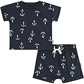 Gerber baby-boys Toddler T-shirt and Shorts Set