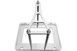 JMSMSH Aluminum Silver Billet Box, Universal Battery Tray Hold Down Trunk Relocation Racing Mount,Compatible with Most Car and Truck