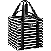 SCOUT Bagette Market Tote - Large Reusable Grocery Bag - Fleetwood Black | Features a durable burst-proof bottom. The perfect heavy-duty tote for the market, grocery shopping, or daily errands