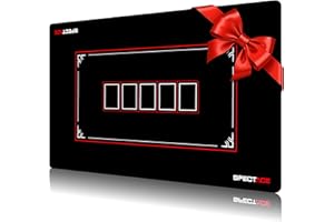 SPECTACE Poker Mat 40 × 24 Inch | Professional Texas Hold em Mat for Poker Set - Poker Table Top in Casino Style