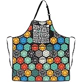 PXTIDY Funny D Gaming Apron D Gift There Ain't No Party Like A D Party Adjustable Waterproof Apron