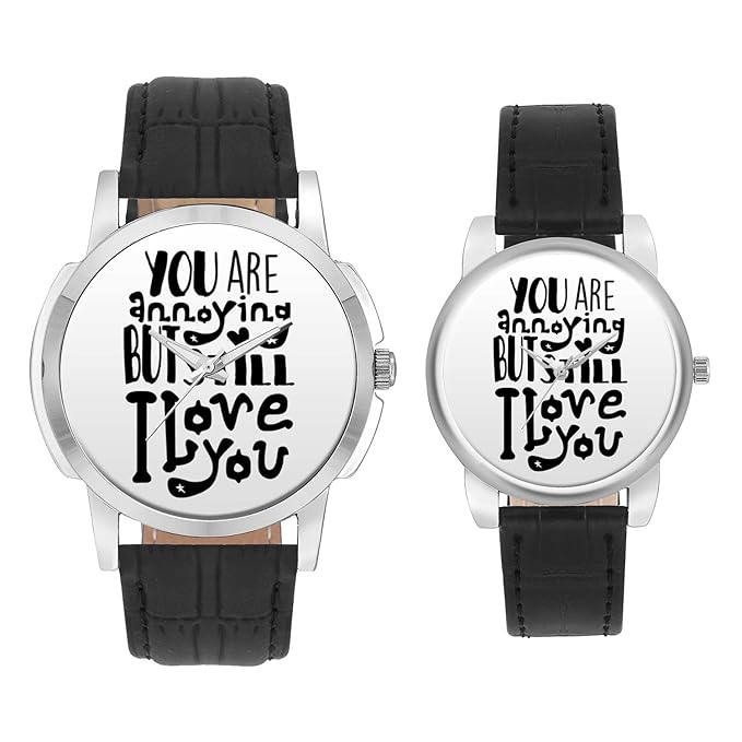 Gifts for Couple, Multicolor Dial Wrist Watch for Men and Women