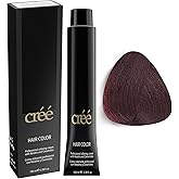 Cree Professional 5.5 - Light Mahogany Brown Permanent Hair Color - Long Lasting, Rich Vibrant - Gray Coverage 100ml - 3.4 fl.oz.