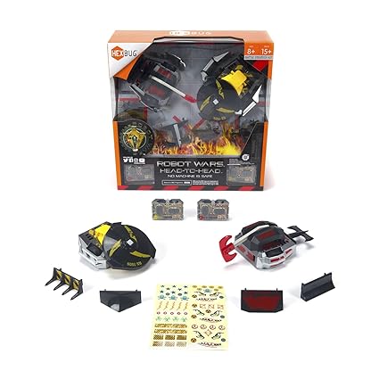 Hexbug 419-5957 Robot Wars to-Head Kampfroboter, Mehrfarbig