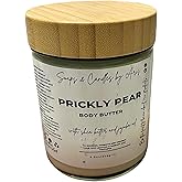 Handmade Prickly Pear Body Butter, Prickly Pear Oil, Shea Butter, Jojoba Oil, Geranium and Ylang Ylang Essential Oils Blend 8.0oz