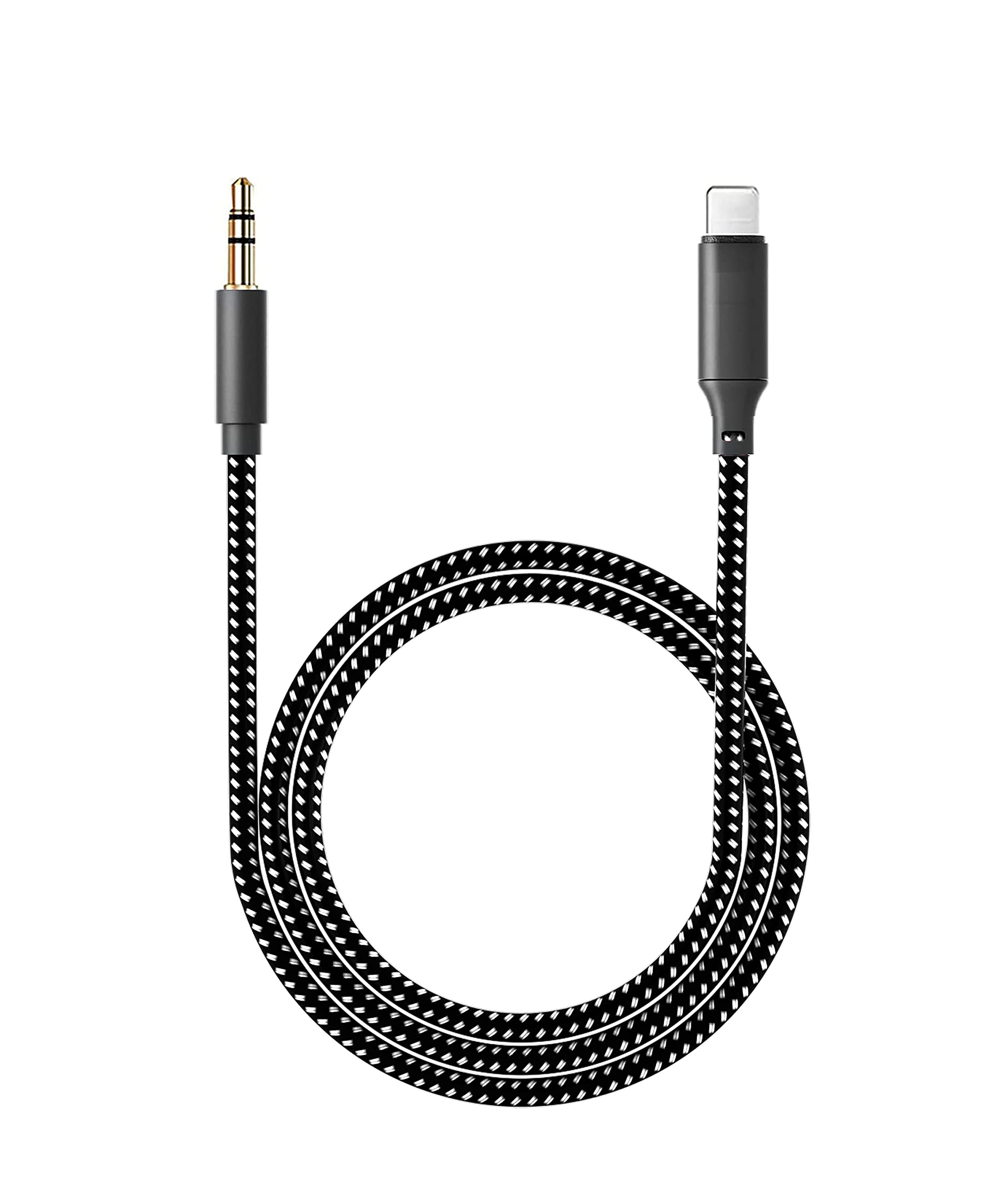 Jiadouaux Aux Cable for iPhone in Car 3.5mm Aux Cord Aux lead Compatible with iPhone 14/14 Pro/14Pro Max/13/13 Pro/12/12 Pro/11 Pro/11/Xs/XR/X/8/7 Works for Car Stereo — image 1