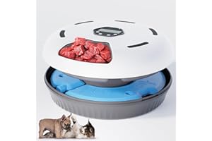 GUODUN ARMOR Wet & Dry Automatic Cat Feeder Wet Food Refrigerated，Timed Cat Wet Food Dispenser Automatic Dog Feeder Pet Auto Dry frienhund Electric，comedero automático para Gatos