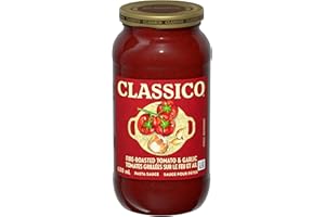 Classico Fire-Roasted Tomato & Garlic Pasta Sauce (Pack of 12)