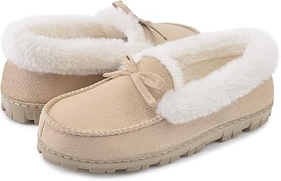 memory foam moccasin slippers