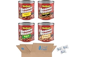 Beanee Weenee Snack Peak Variety Gift Box - 4 (7.75 oz) cans – Original, Baked, Chilee, and Barbeque