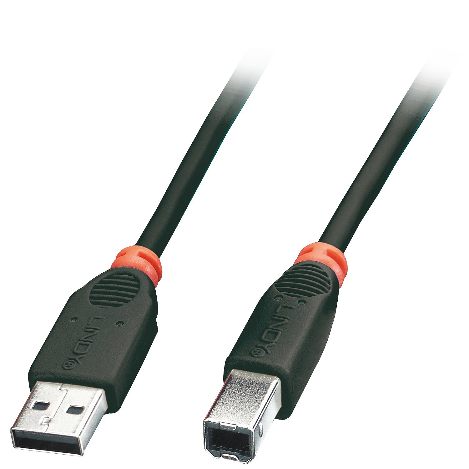 LINDY 41743 2 m Type A to Micro-B USB 2.0 Cable - Black